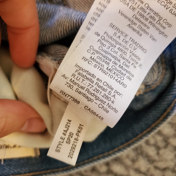 MADEWELL The Mom Jean Light Wash Distressed High Rise Straight Relaxed Leg Jeans - Picture 12 of 12